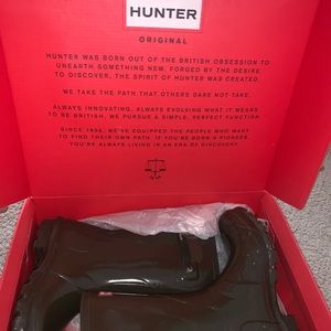 Hunter rain boots